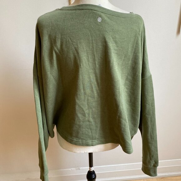 Z By Zella BNWOT Women Green Sweatshirt Pullover Xlarge - Picture 4 of 6